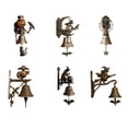 thumbnail image 2 of serony Metal Witch Hand Bell Sturdy Rust this beautiful Restant Retro Loud Ringtone Clear Sound Hanging Bell Witch, 2 of 6