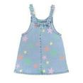 thumbnail image 2 of Wonder Nation Baby and Toddler Girl Jumper Dress, 12 Months-5T, 2 of 2