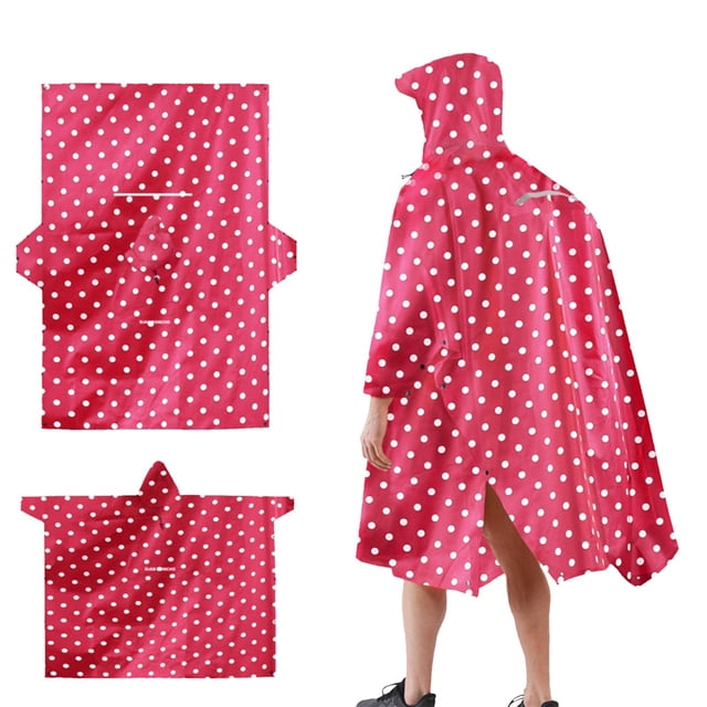 Imperméable Fonctionnel avec Rayures Réfléchissantes, Coussin de Tente pour Hommes et Femmes