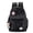 Black, variant on HUISZJ Polka Dot Backpack, Nylon Shoulder Bag with Pendant, Large Capacity Travel Daypack for Work Travel Outdoor (Black)