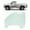 Left Light Green, variant on Kojem LH Front Door Window Glass for 1999-2006 Sierra Silverado/ 07 Classic Pickup Driver Side