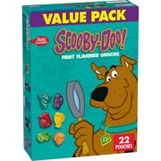 Scooby Doo Fruit Flavored Snacks, Treat Pouches, Value Pack, 22 ct
