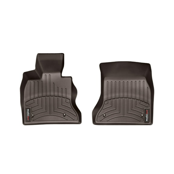 WeatherTech Custom Fit FloorLiners compatible with 2014-2017 BMW 5-Series Gran Turismo - 1st Row (Driver & Passenger), Cocoa