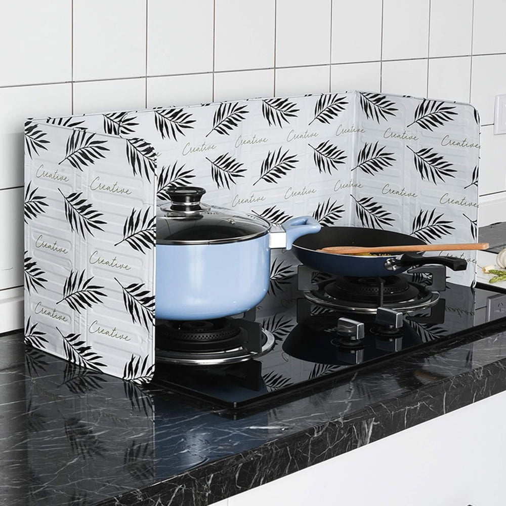 Creative Kitchen Stove Foil Plate Oil Splash Anti Splatter Shield Kitchen Tools 