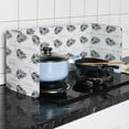 thumbnail image 2 of Fiudx Protector Antisalpicaduras de Aceite, Antiadherente, Fácil de Limpiar, Barrera Protectora para Cocina, Diseño Ajustable de Tres Paneles, Protección para Estufa, Pared y Encimera, 84 X 33 Cm, 2 of 3