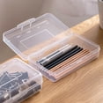 thumbnail image 4 of Dengjunhu Plastic Pencil Box, Large Capacity Pencil Case, Pencil Boxs for Kids Adults, Hard Crayon Box Storage with Snap-Tight Lid for School Office Supplies, 4 of 7