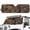 Camo Hunting Forest, variant on Uorisanigo Windshield Sun Shade Compatible with Jeep Wrangler TJ JK JL & Gladiator JT 2/4 Door Foldable Brown Hibiscus Leaf Sunshade, Blocks UV Rays and Heat, Keep Interior Cool, Outdoor Camping