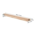 thumbnail image 2 of ELAYARD 2Pcs Dresser Track Replacement Light Yellow Metal Smooth Sliding For Homeowners, 2 of 8