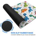 thumbnail image 6 of Long Mouse Pads for Desk,White Dinosaurs Bones Plants Pattern Desk Mats on Top Of Desks, Desk Mouse Pad Extra Large with 3mm Non-Slip Base and Stitched Edge for Gaming,Office,Work,Home 47.3"x23.6", 6 of 6