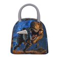 thumbnail image 1 of Disketp Starry Night Charging Dinosaur Bolsa Térmica para Almuerzo, Lonchera con Abertura Amplia y Gran Capacidad, Organizador Reutilizable para Mujeres, Hombres y Adultos, 1 of 6