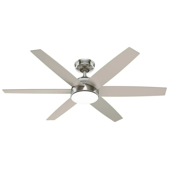 Hunter Anza 52” LED Ceiling Fan, Brushed Nickel