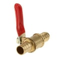 thumbnail image 2 of 3/8" M/M Full Port Inline Brass Water Air Gas Fuel Valve Ball Line Kit fo. A8P1, 2 of 9