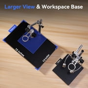 TOMLOV 10.1 HDMI Digital Microscope Coin Microscope Magnifier for Error Coins with HD IPS LCD Screen, 52MP Electronics Repair Soldering Microscope with Ring Light
