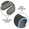thumbnail image 3 of BESTYASH 1Par Guantes Protectores De Malla Metálica Para Seguridad En Cocina Y Trabajo, 3 of 7