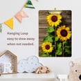 thumbnail image 6 of FMSHPON Autumn Sunflower Wood Board Clipboard Hardboard Wood Nursing Clip Board and Pull for Standard A4 Letter 13x9 inches, 6 of 7