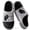Black, variant on CHICVOMEY Women's Fuzzy Slippers Cute Lightweight Cozy Home Bedroom Shoes Memory Foam Non-slip House Slippers Indoor Outdoor