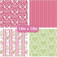 thumbnail image 4 of 48 sheets 12x12 Scrapbooking Cardstock Decorative Paper Pack - Flower Blossom - for Card Making Journaling Planner Origami Scrapbook Paper Scrapbook Materials Supplies, 4 of 7