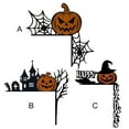 thumbnail image 3 of Señal Esquina Puerta Calabaza Creativa Halloween para Artística Pared (telaraña Calabaza), 3 of 6