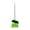 Green, variant on Cinvoph Broom and Dustpan Set Multi-Surface Sweeping Standing Long Handle, Non-Scratch Bristles Pet Hair Pickup for Home, Office, Kitchen & Entryway Indoor Outdoor Use, Pink