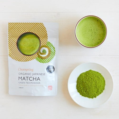 Clearspring Organic Japanese Premium Matcha Green Tea Powder 100g, British Import (Pack of 2)