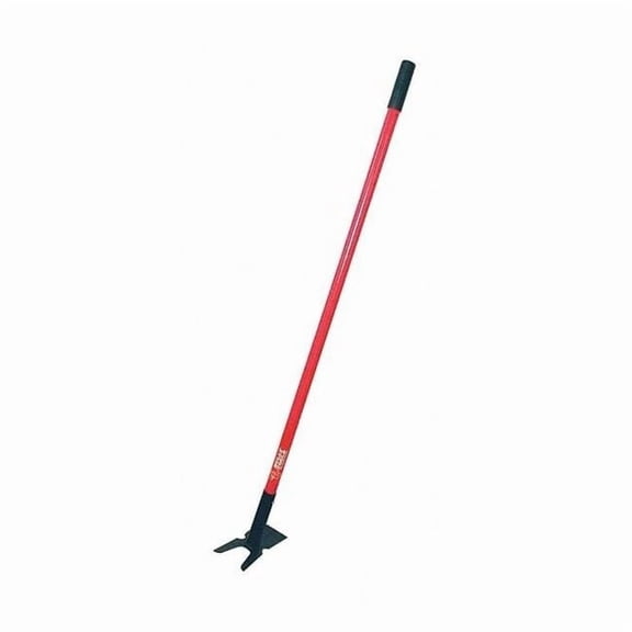 Bully Tools Weeding Hoe,Two Prong,Long Fiberglass Handle 92357