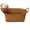 Brown-L, variant on Woven Basket with Handle, Wicker Storage Basket, Oval Rattan Woven Shelf Basket for Organizing, Storage Bin Organizer for Fruit Kitchen Living Room Bedroom Bathroom Tabletop