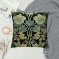 thumbnail image 2 of Decorative Cotton Linen Throw Pillow Cases William Morris Vintage Flowers Square Cushion Covers for Couch Sofa Bed, 2 of 5