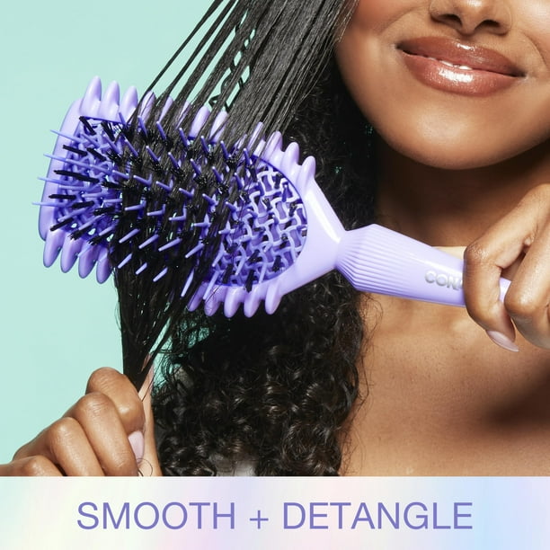 Cepillo Conair Curl Define Pro para cabello rizado Púrpura
