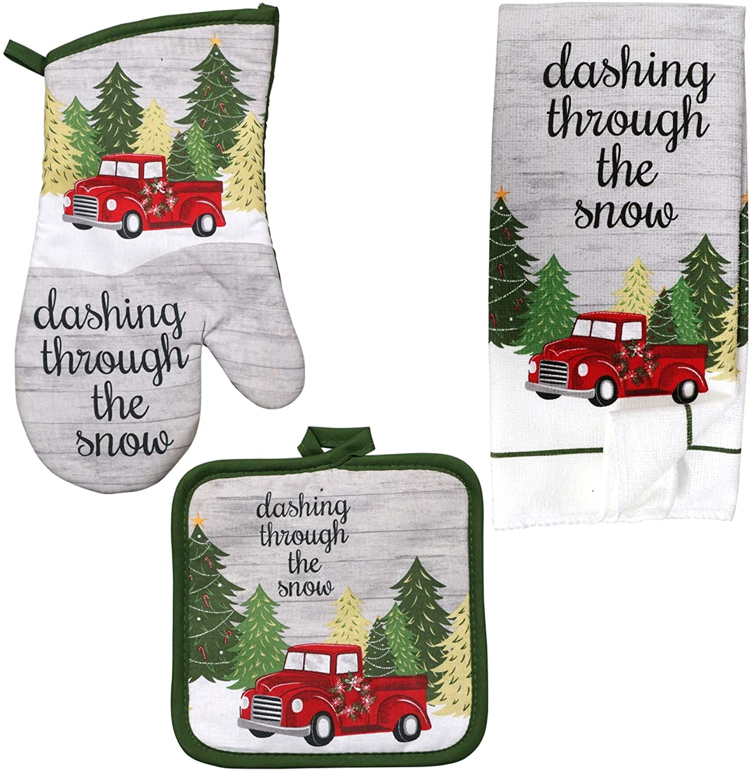 christmas kitchen towel sets