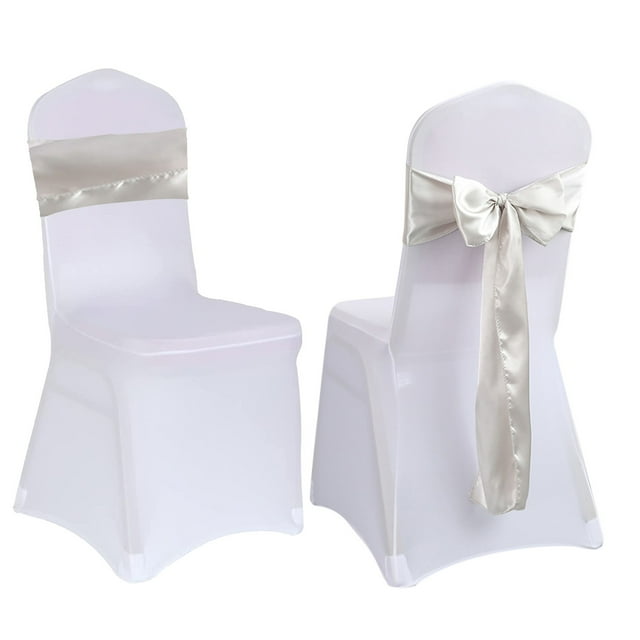 Chair Ribbon Bow Strap Wedding Banquet Party Event Decoration Chair Bow Tie Chair Bow
