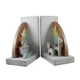 thumbnail image 2 of Noah’s Ark Animals Bookends NEW Rainbow and White 7.5 x 5.5 x 3.5 Demdaco, 2 of 2