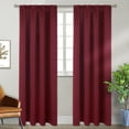 thumbnail image 1 of Cortinas BGment Burgundy Blackout con aislamiento térmico de 132 x 213 cm, 1 of 7