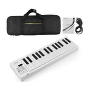 BIBABLYKE 61 Key Foldable Electronic Piano Portable Piano Keyboard Digital Music Electronic Keyboard Musical Instrument Enduring