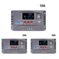 thumbnail image 3 of Controlador de carga solar MPPT de 12 V y 24 V con pantalla inteligente y doble USB, estabilizador de voltaje (20 A), 3 of 8