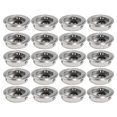 thumbnail image 1 of 20 tiradores circulares invisibles para puertas de armario, de acero inoxidable., 1 of 5