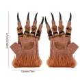 thumbnail image 3 of CNJKEHIUV Halloween Gloves Under $6 Halloween Furry Dragon Claw Gloves Animal Cosplay Costume Accessory, 3 of 9