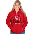 thumbnail image 4 of Im With Cupid Valentines Day Cute Zip Hoodie Sweatshirt Women Brisco Brands M, 4 of 6