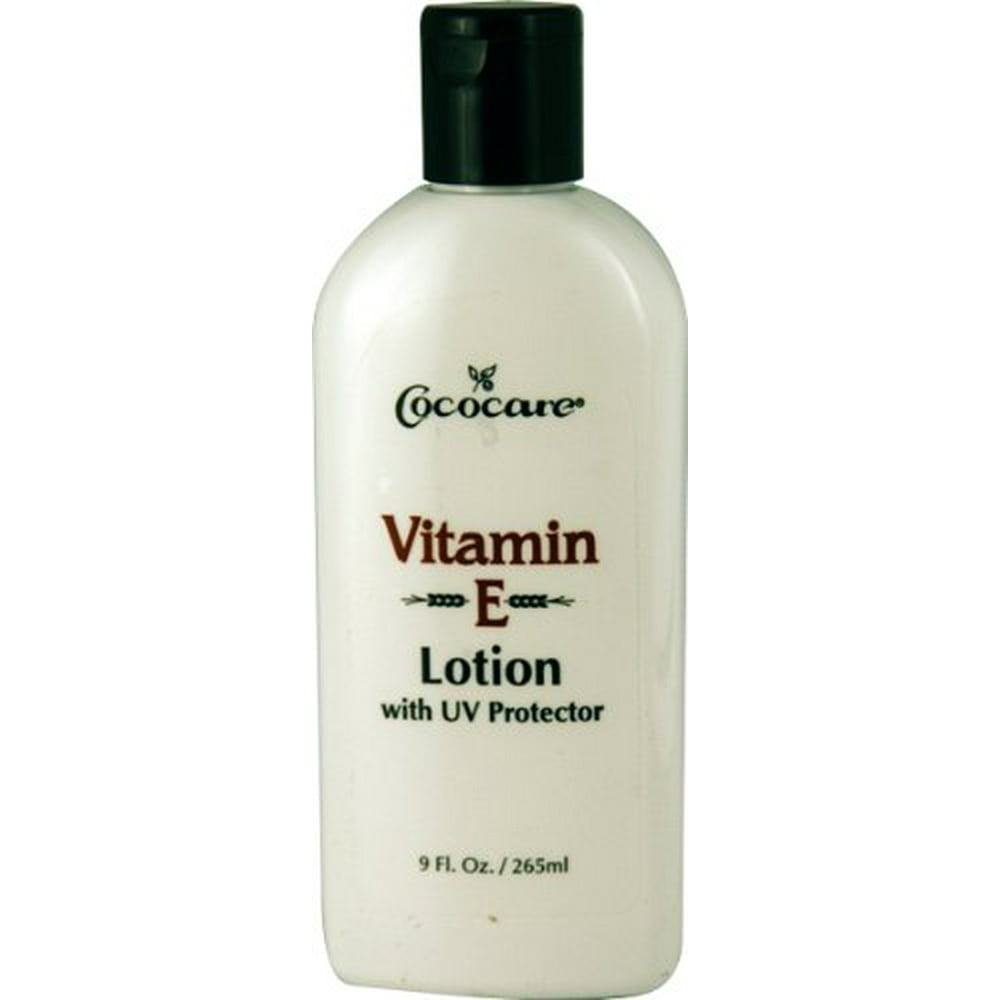 Cococare Vitamin E Lotion with UV Protector, 9 Oz.