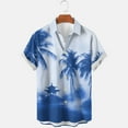 thumbnail image 2 of ZRGHAOYLQ Big and Tall Hawaiian Shirts for Men Short Sleeve Button Down Beach Shirts Casual Summer Beach Dress Shirt Plus Size Palm Tree Pattern Shirts for Tropical Vacation, 2 of 4