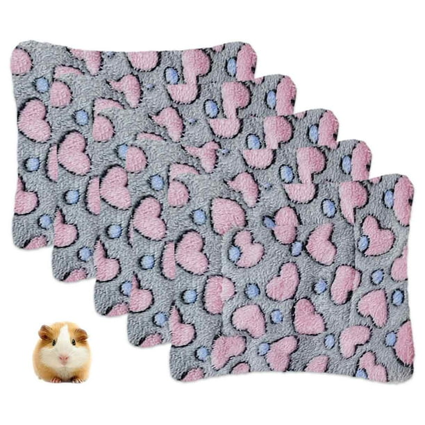 5 uds. Almohadilla Love Pet, almohadilla cálida para hámster Totoro, conejo blanco/gris, almohadilla para mascotas, almohadilla para dormir para hámster