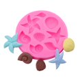 thumbnail image 4 of 1 molde de silicona para fondant con temática marina, concha de mar, estrella de mar, coral, moldes para hornear para decoración de tartas, chocolate, caramelo, arcilla polimérica, manualida, 4 of 4