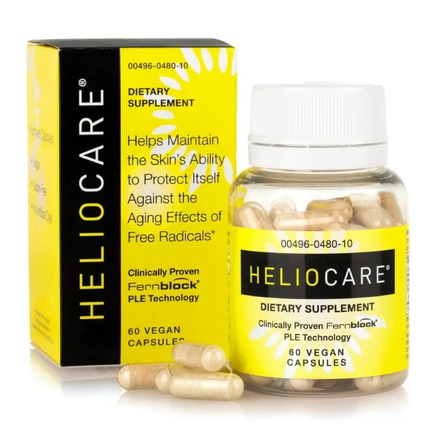 Heliocare Suplemento Antioxidante para el Cuidado de la Piel con PLE 240 mg 60 Cápsulas
