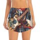 thumbnail image 2 of Balery Samurai Frog Guitar Pantalones cortos deportivos para mujer con forro y dos bolsillos, elásticos, para entrenamiento, gimnasio, yoga-X-Large, 2 of 7