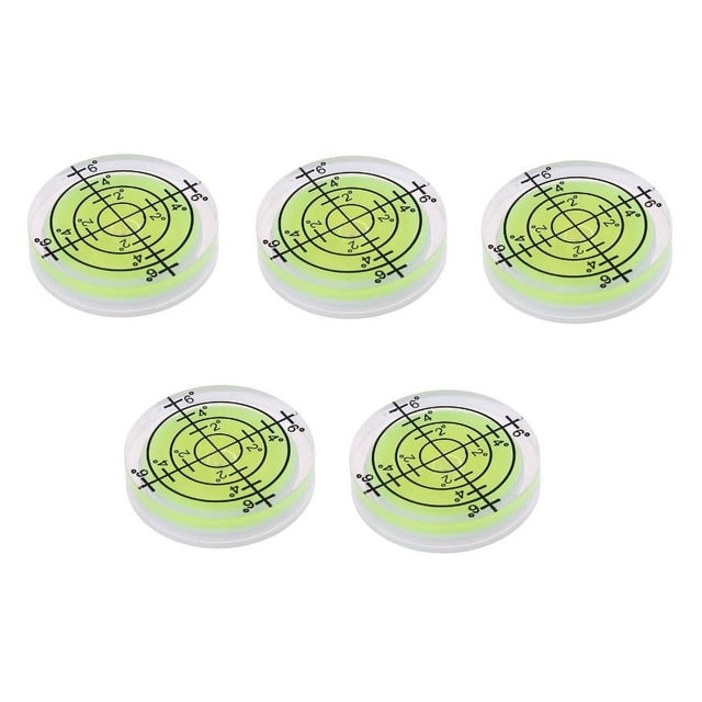 BTOER 32mm Bubble Level Level Measuring Meter Precision Circular Inclinometer Plastic Horizontal Ruler Measure Tools