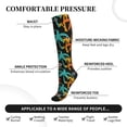 thumbnail image 4 of Picia Palm Trees Printed Sports Compression Socks - 15-20mmHg Graduated Compression, High-Performance Soft and Breathable Socks for Men and Women, 4 of 5