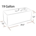 Universal 19 Gallon (72L) Top Feed Fuel Cell with Level Sender Coated