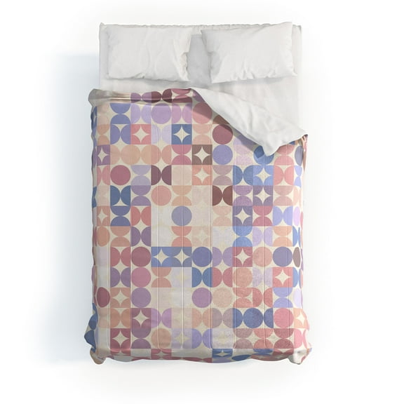 Society6 Kaleiope Studio Retro Groovy Boho Pattern Comforter Cotton Full