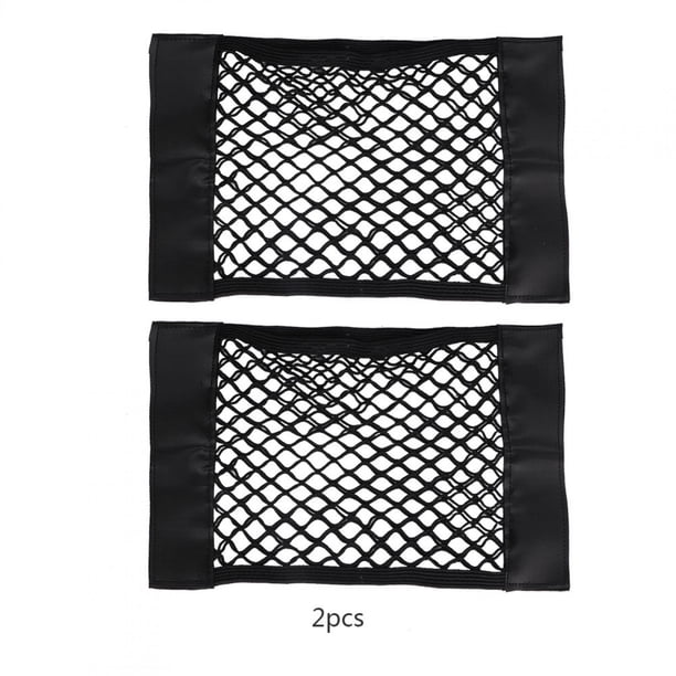 2 piezas de bolsa organizadora interior para maletero de coche, bolsa de malla para almacenamiento de asiento trasero, bolsillo de soporte