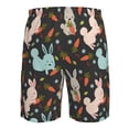 thumbnail image 6 of Naloa Rabbit Is Eating Carrots Men's Beach Shorts, Surfing shorts, Swim trunks, Quick Dry Swim Trunks for Surfing Beach Fun - XX-Large, 6 of 9