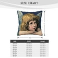 thumbnail image 4 of ZICANCN Decorative Throw Pillow Covers , Angel Bed Couch Sofa Decorative Knit Pillow Covers for Living Room Farmhouse 26"x26", 4 of 8